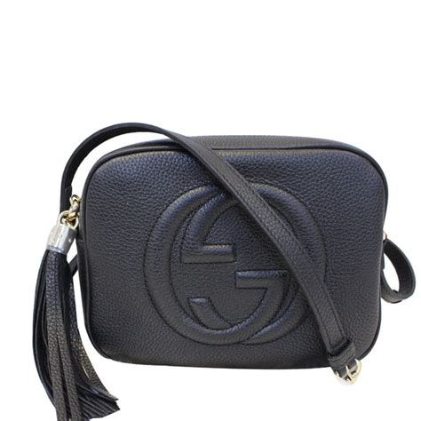 gucci black small crossbody purse